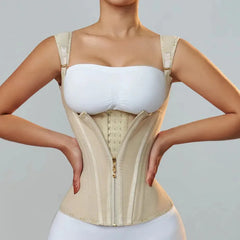 Double Compression Waist Trainer Corset with Bone - Tikibella™