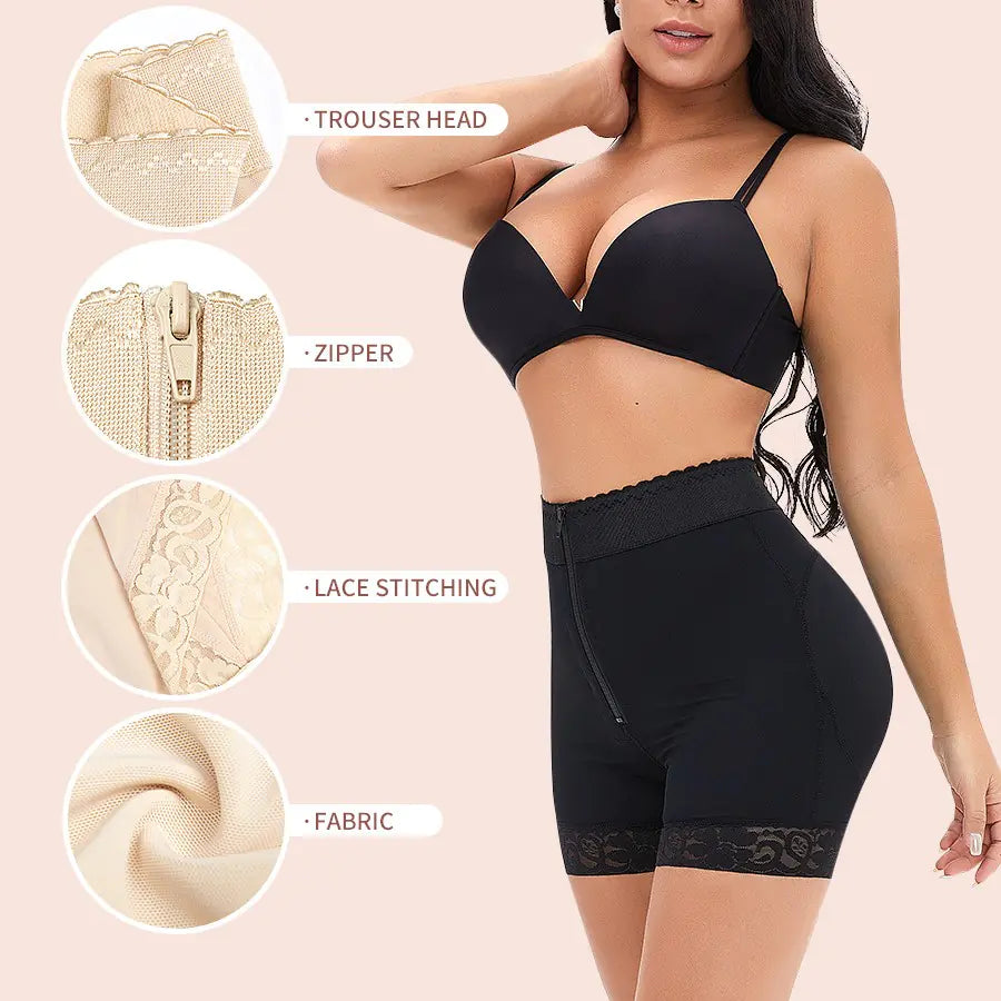 Plus size Tikibella™ tight waist butt-lift underwear for women, featuring a smooth design and supportive fit.