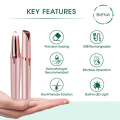 Rechargeable Eyebrow Hair Remover - Tikibella™